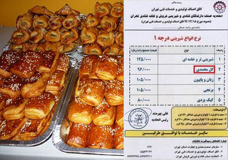 شیرینی «دانمارکی» چگونه در ایران به شیرینی «گل محمدی» تغییر نام پیدا کرد؟