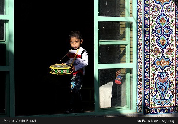 برپایی خیمه های حسینی در زرقان