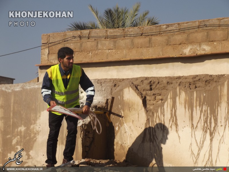 گزارش تصویری: مانور ایمنی در برابر زلزله و بلایای طبیعی در خنج