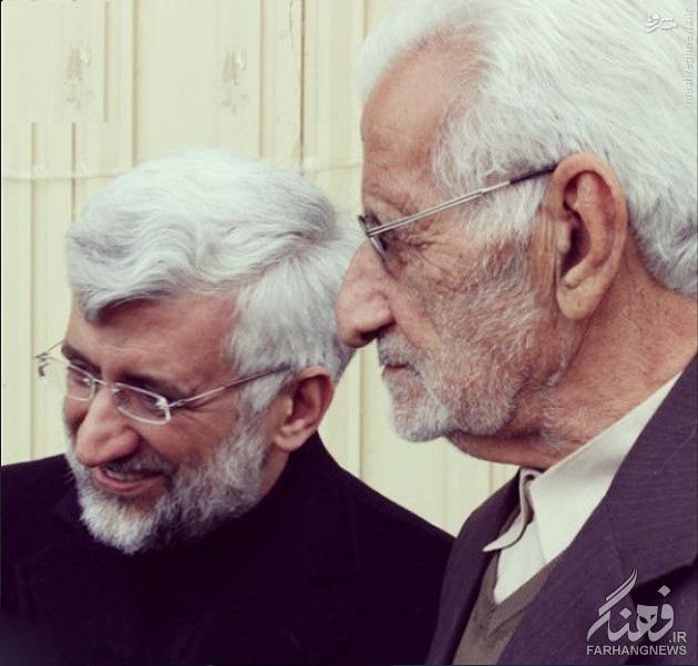 سعید جلیلی در کنار پدرش + عکس