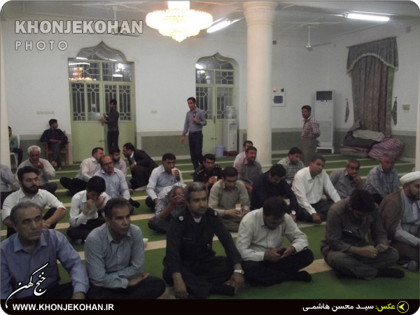 مراسم سالروز ارتحال امام خمینی(ره) در خنج با حضور کمرنگ مسئولین برگزار شد! + تصاویر