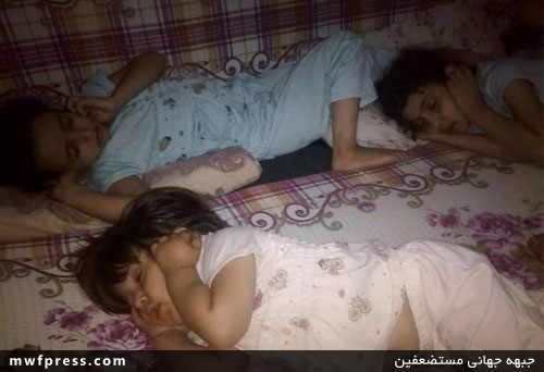 عکسی تکان‌دهنده از اضطراب کودکان یمنی هنگام خواب