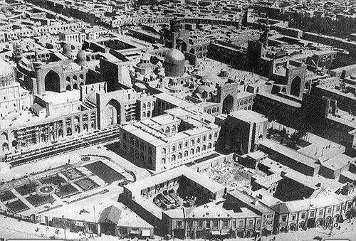 تصویری هوایی از حرم امام رضا(ع) در سال 1330