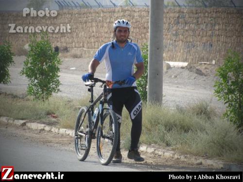 زرین دشت نائب قهرمان مسابقه دوچرخه سواری شد