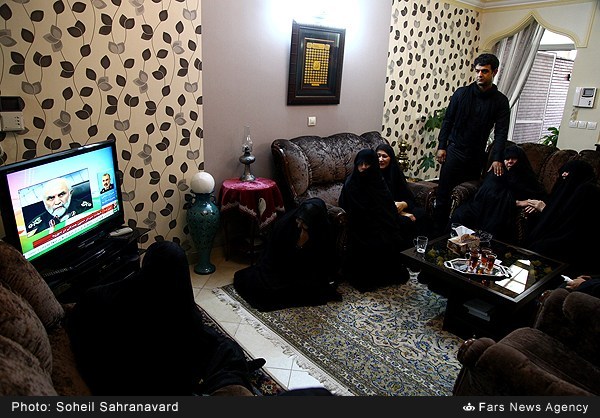 منزل سردار همدانی هنگام پخش خبر شهادت + عکس