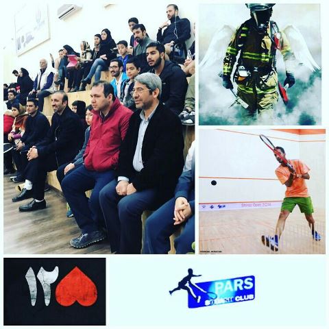 برگزاری مسابقات اسکواش بزرگداشت شهدای آتش نشان در شیراز