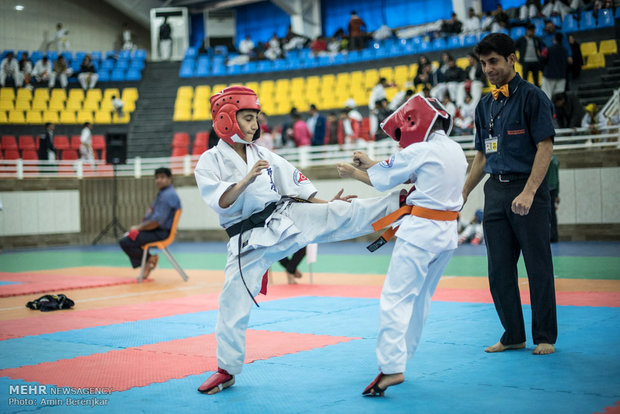 برگزاری مسابقات قهرمانی کیوکوشین کاراته جنوب کشور در شیراز