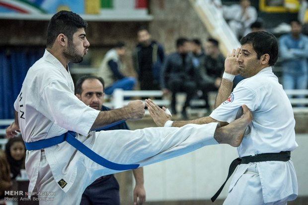 برگزاری مسابقات قهرمانی کیوکوشین کاراته جنوب کشور در شیراز