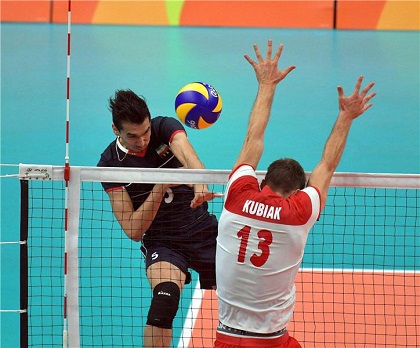 نخستین امتیاز المپیکی والیبال ایران ثبت شد/ ایران 2 - لهستان 3