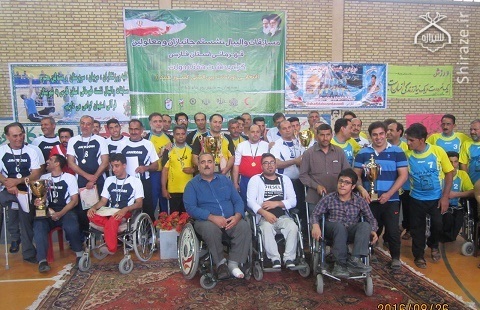 قهرمانی تیم شیراز در والیبال نشسته جانبازان و معلولین استان فارس