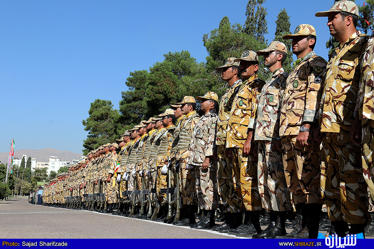مراسم صبحگاه مشترک نیروهای مسلح در شیراز