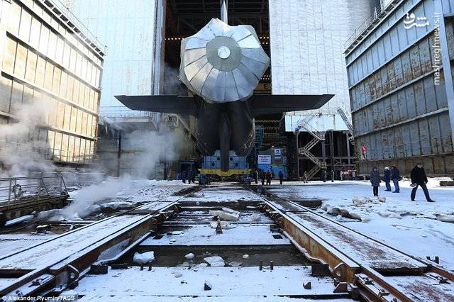عکس/ قوی ترین زیردریایی هسته‌ای روسیه