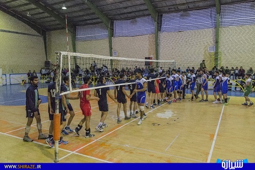گزارش تصویری از برگزاری مسابقات والیبال قهرمانی جوانان شیراز