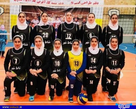 صعود نماینده شهرستان مهر به لیگ برتر والیبال بانوان کشور
