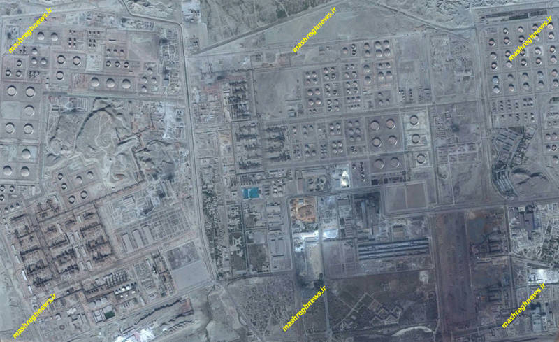 پالایشگاهی که قرارگاه سازندگی سپاه ساخت و روحانی افتتاح کرد+ تصاویر ماهواره‌ای