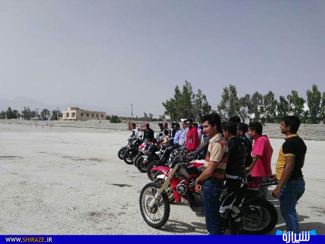 بهره برداری از پیست موتورسواری شهرستان جهرم+تصاویر
