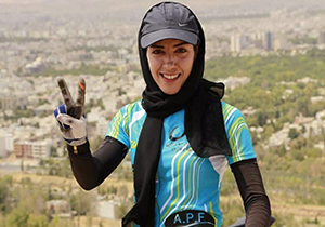 بانوی فارسی بر سكوی سوم مسابقات دوچرخه سواری كوهستان ٢٠١٧ آسيا