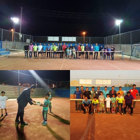 برگزاری مسابقات قهرمانی تنیس در شهرستان گراش+عکس