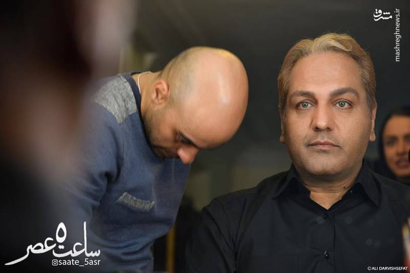 عکس/ گریم متفاوت مهران مدیری در فیلم جدیدش