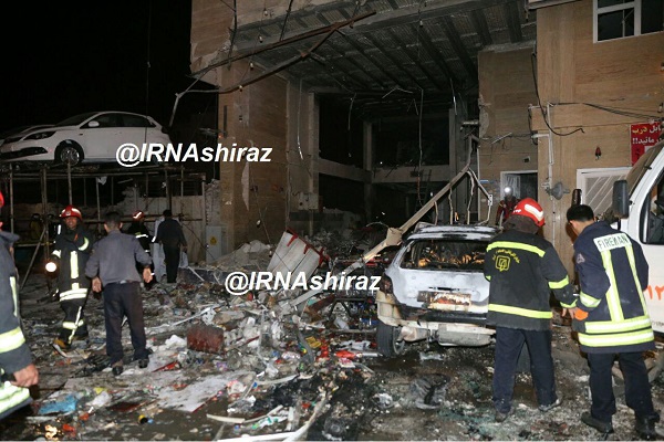 انفجار شدید در شیراز/انتقال 17 مجروح به بیمارستان+ تصاویر