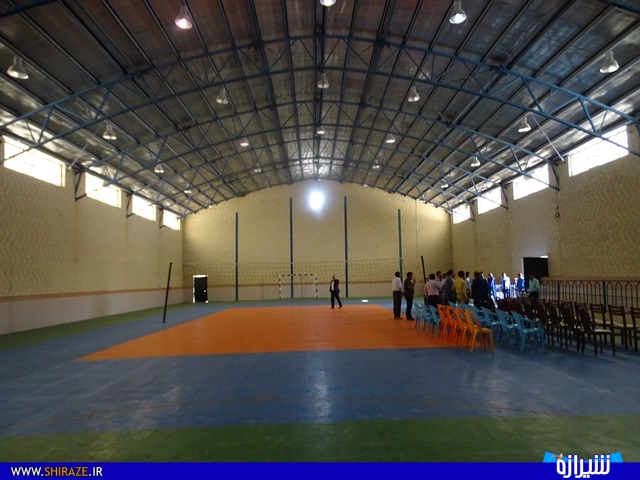 افتتاح چندین طرح ورزشی در شهرستان خنج+تصاویر