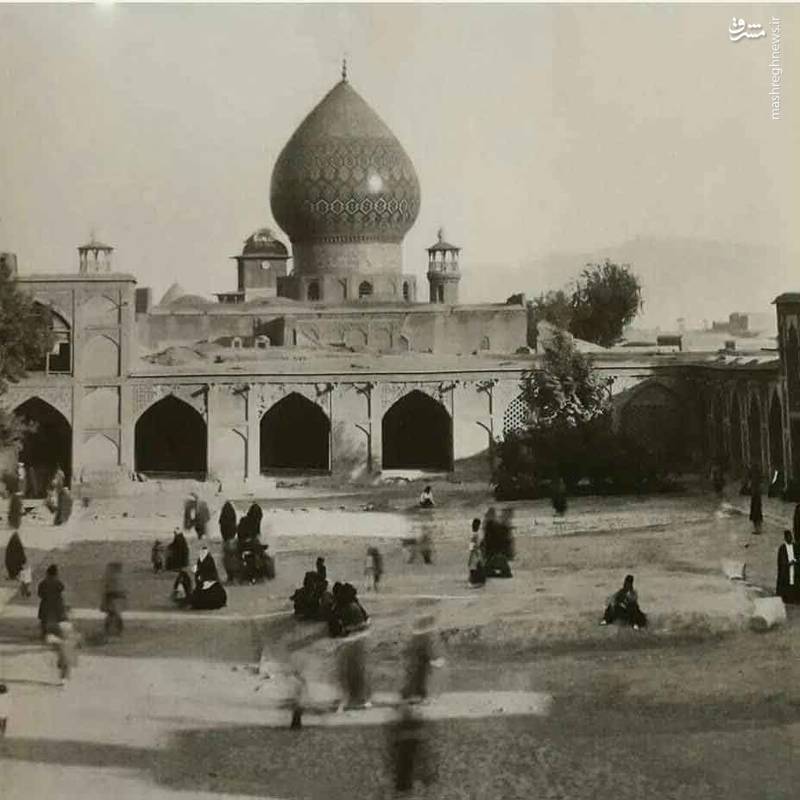 عکس/ مرقد حضرت شاهچراغ شیراز در سال ۱۲۷۲