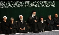 مراسم شام غریبان سرور و سالار شهیدان در حسینیه امام خمینی(ره) برگزار شد