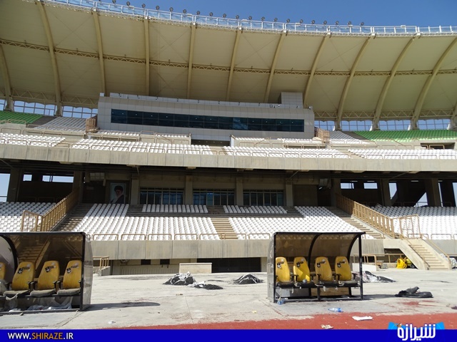 گزارش تصویری از ورزشگاه میانرود شیراز