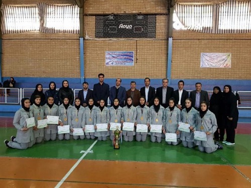 قهرمانی نماینده فارس در مسابقات هندبال دختران کشور+عکس