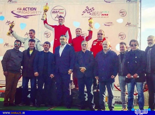 حضور موفق استان فارسی ها در رقابت های اتومبیلرانی کشور + عکس