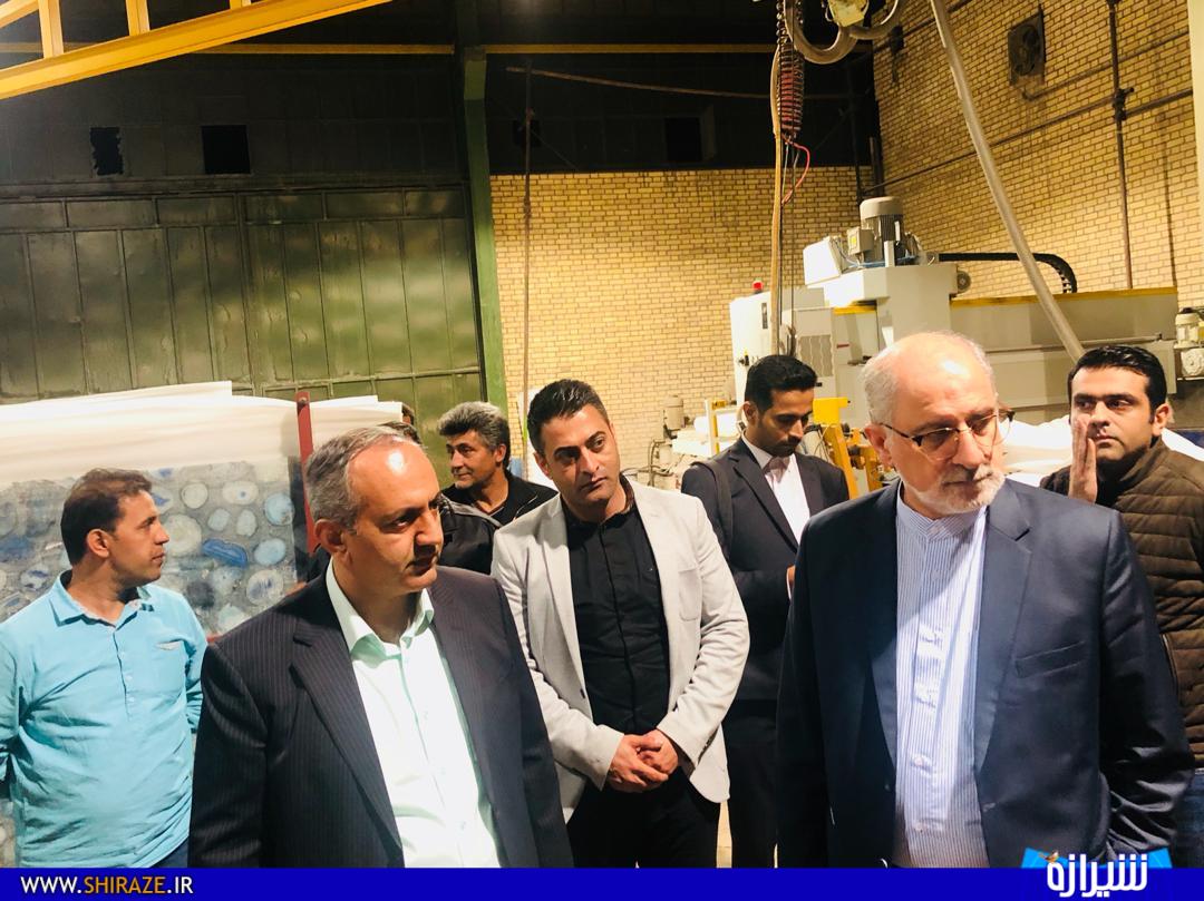 بازدید معاون وزیر خارجه از واحدهای صنعتی شیراز