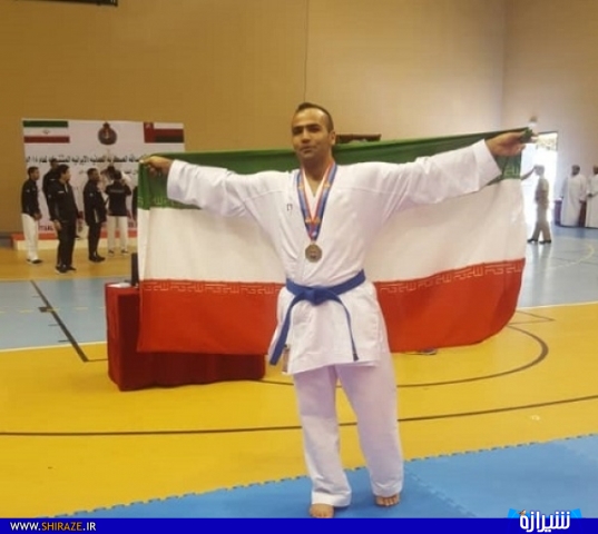 کسب مدال طلای مسابقات کاراته ارتش های آسیا توسط نماینده فارس