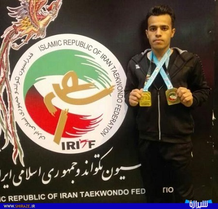 درخشش نماینده فارس در رقابت های تکواندو کشور+عکس