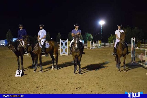 برگزاری رقابت های قهرمانی پرش با اسب فارس + تصاویر