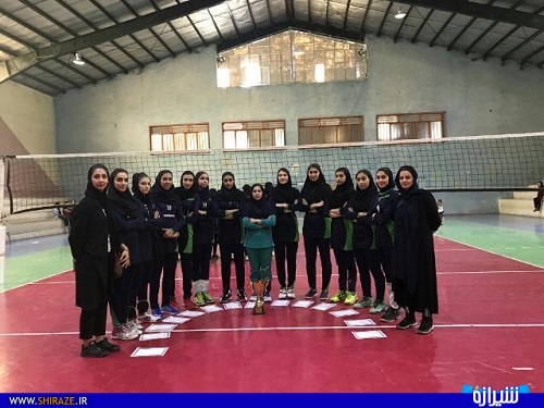 قهرمانی دختران شیرازی در والیبال قهرمانی استان فارس+عکس