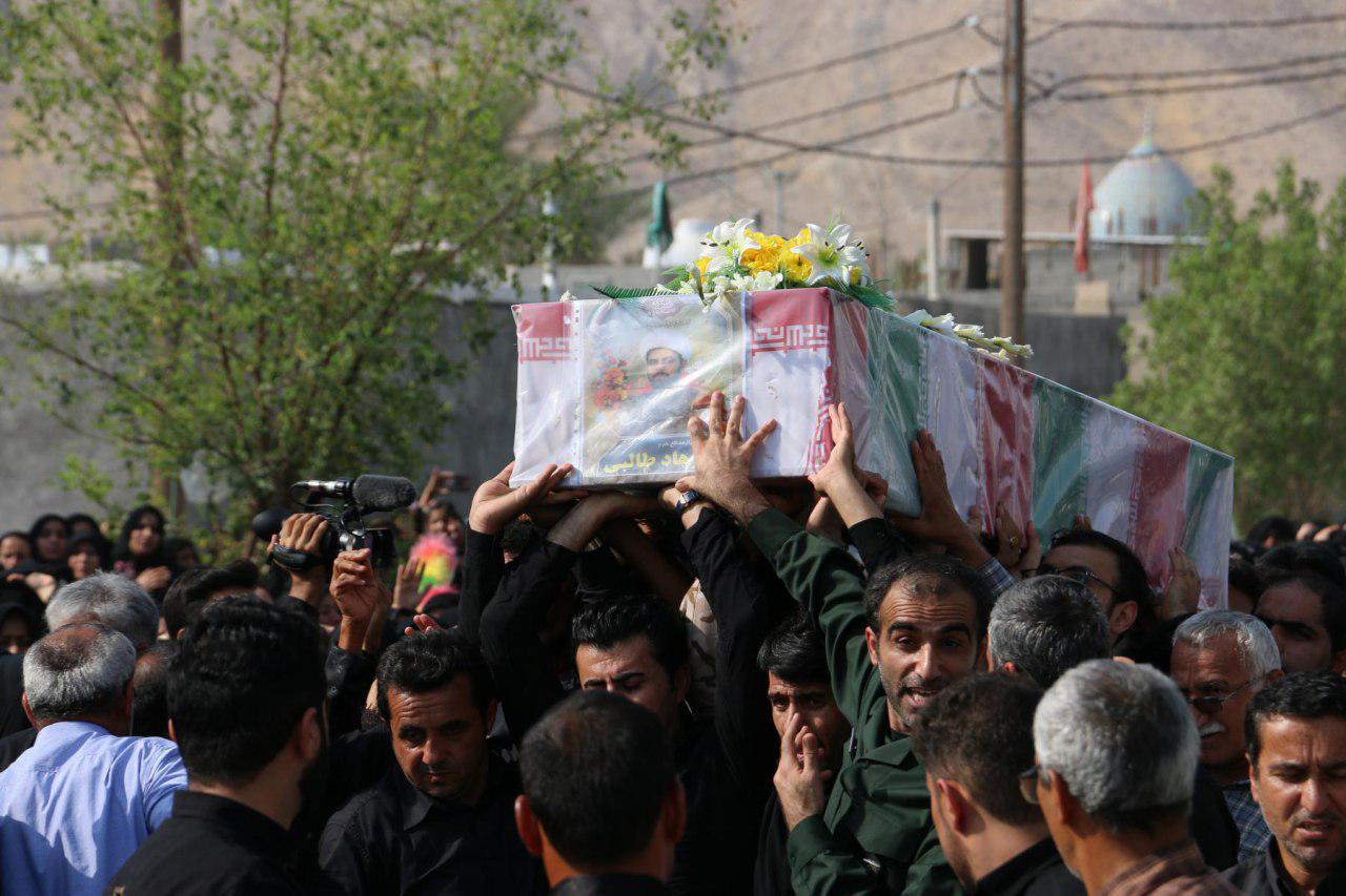 وداع با شهید طالبی در مهر به روایت تصویر