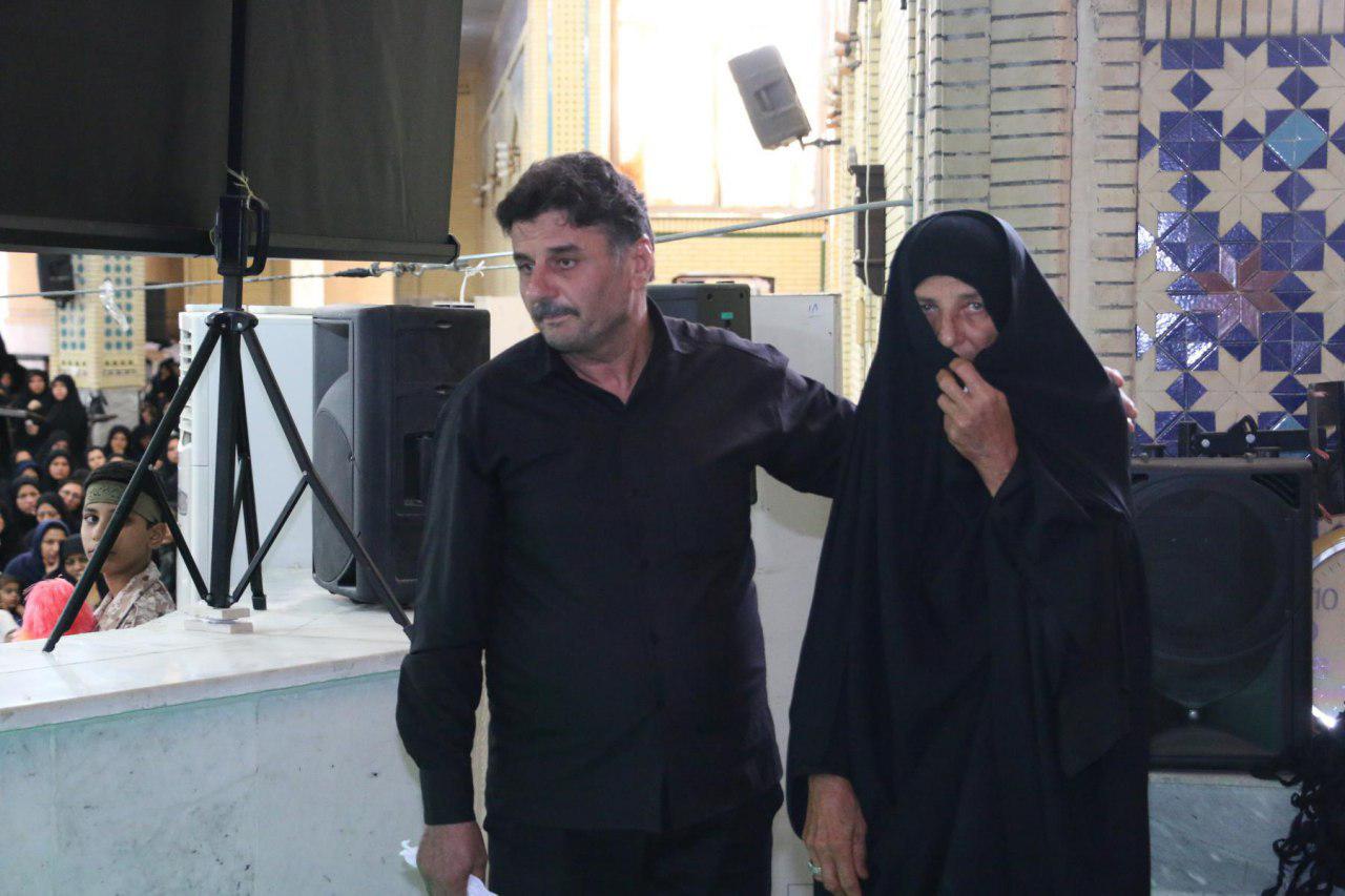 وداع با شهید طالبی در مهر به روایت تصویر