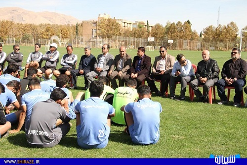 دیدار مدیرکل ورزش و جوانان فارس با فجری ها در آستانه هفته یازدهم لیگ یک + تصاویر