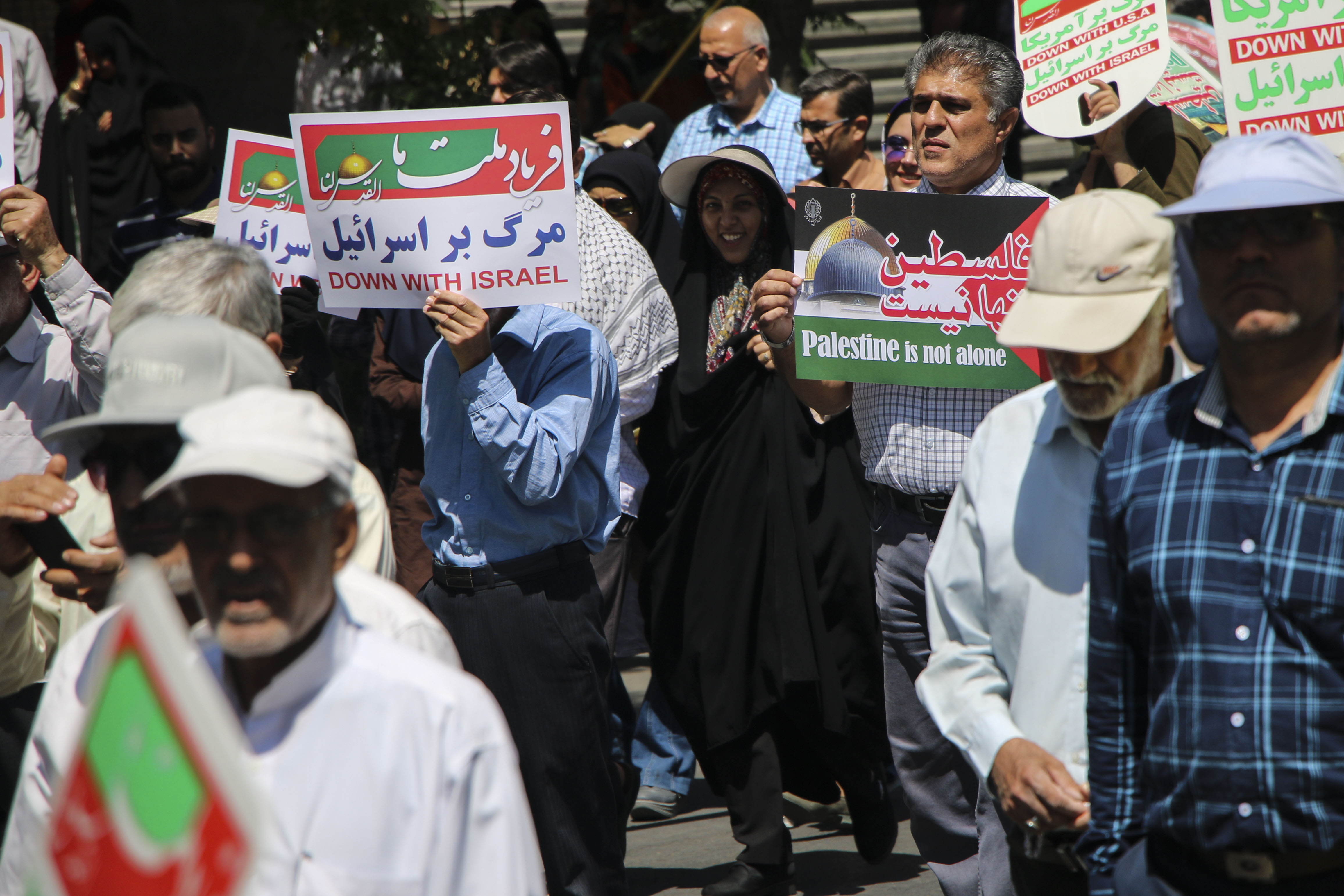 ده‌ها هزار شیرازی «معامله قرن» را محکوم کردند