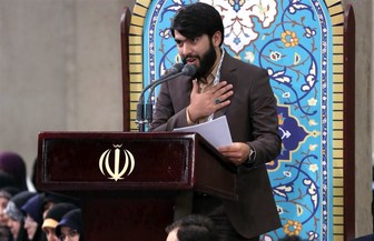 رجزخوانی دانشجوی شیرازی در دیدار دانشجویان با رهبری