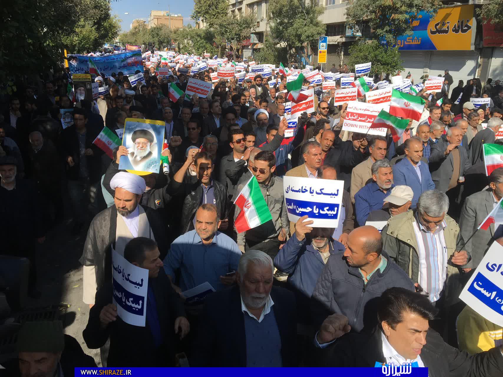انزجار مردم فارس از آشوبگران با حضور حماسی در راهپیمایی