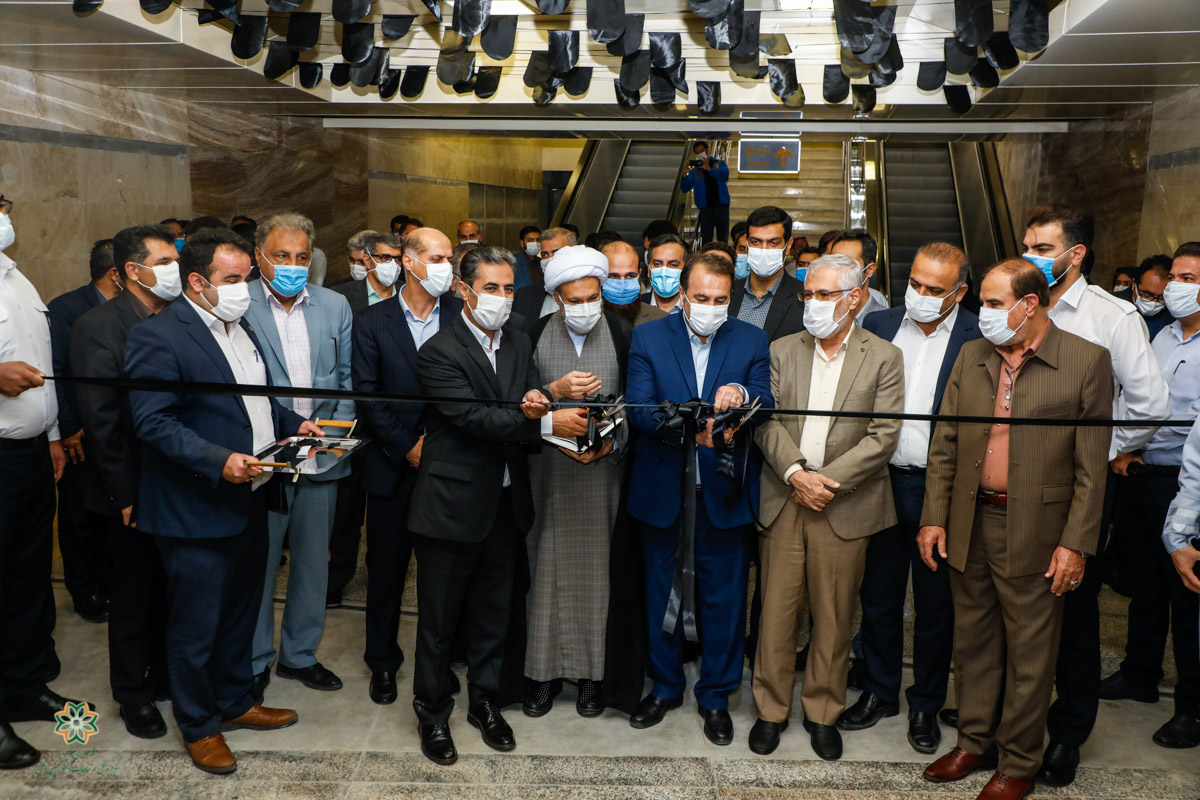 فاز دوم ایستگاه مترو امام حسین(ع) با اعتبار ۲۵ میلیارد تومان افتتاح شد