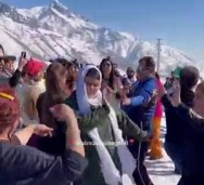 فیلم رقص و پایکوبی در برف مربوط به منطقه سپیدان نیست