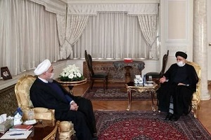 حسن روحانی به دیدار رییس جمهور منتخب رفت