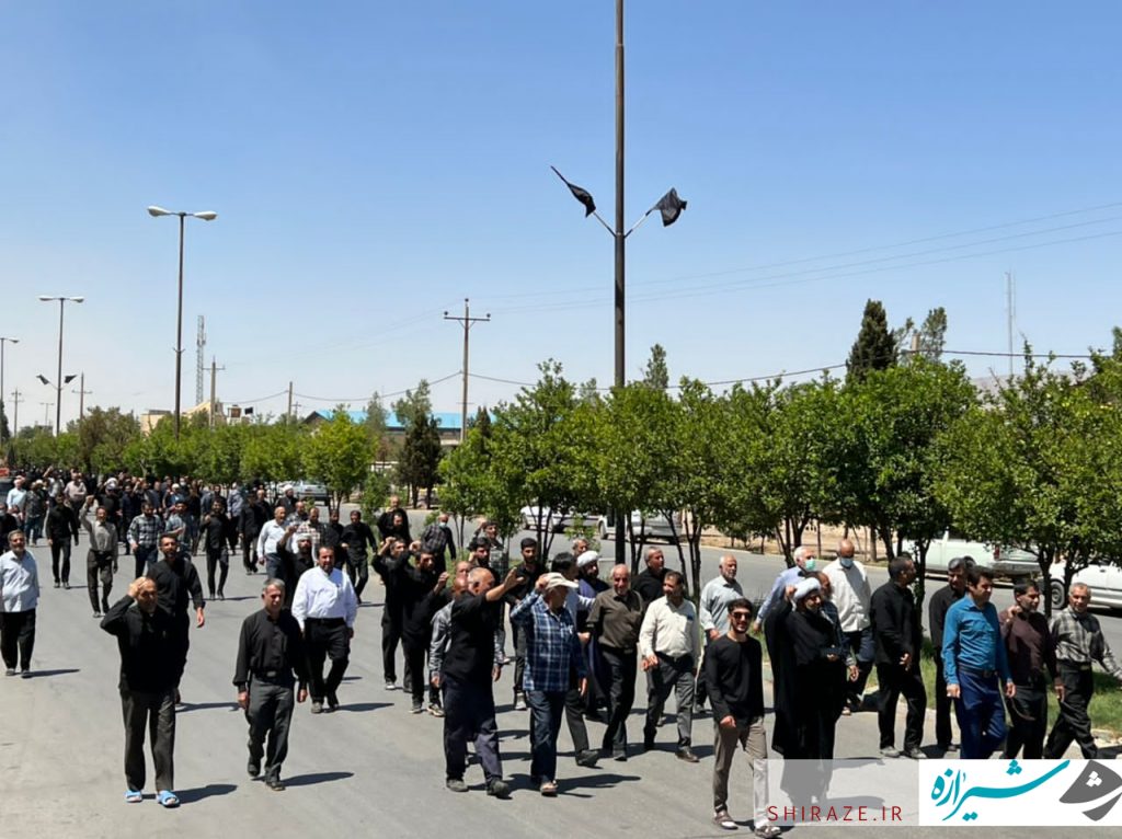 راهپیمایی مردم شهرستان کوار در محکومیت کشتار مردم بی گناه غزه و هتک حرمت به سردار شهید همدانی