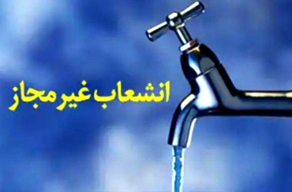 کشف ۴۵۸۴ انشعاب غیرمجاز آب در شیراز در سال جاری