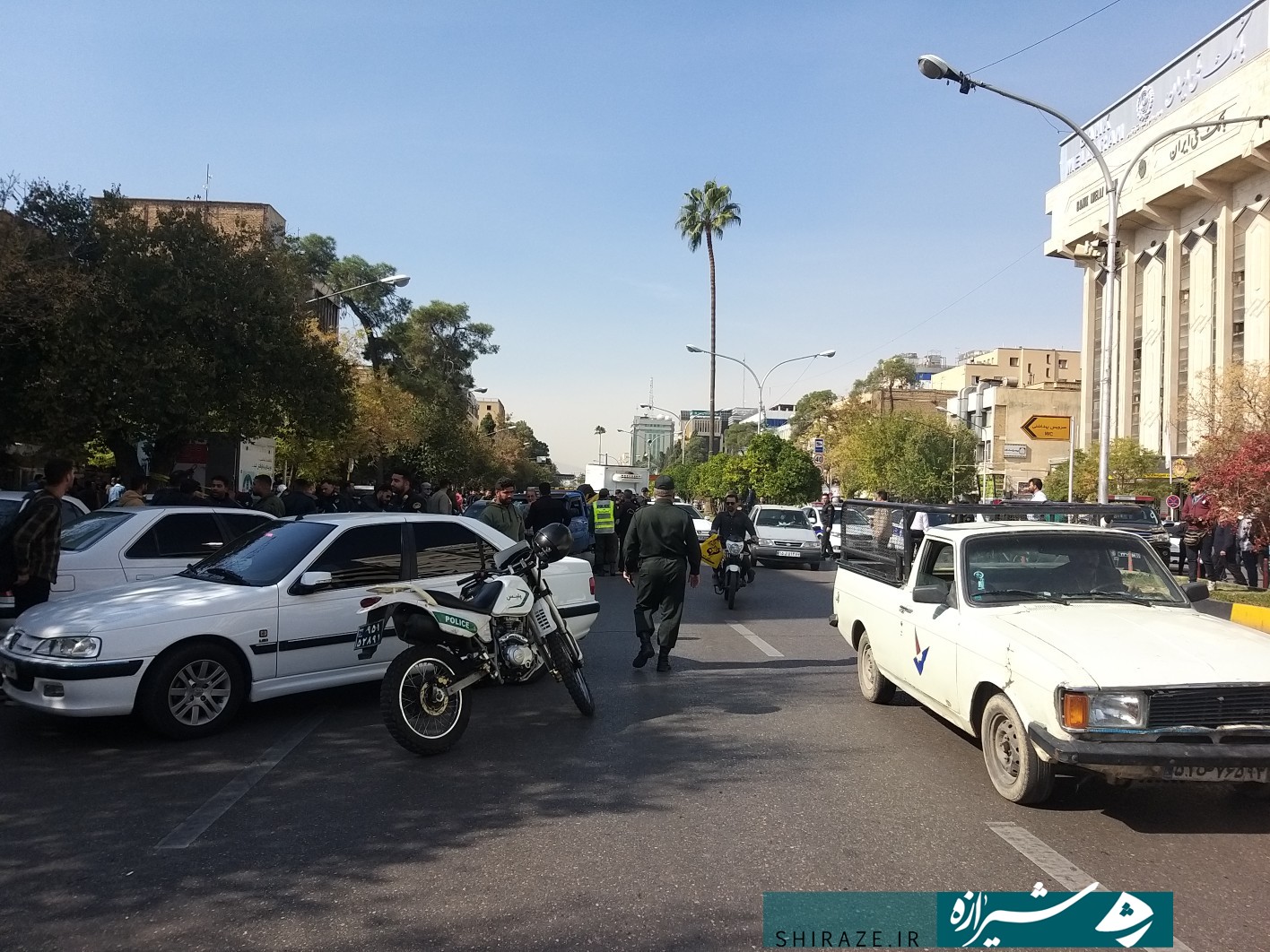 تیراندازی مسلحانه در چهار راه زند شیراز