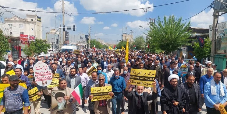 برگزاری  راهپیمایی «جمعه‌های خشم» در فارس