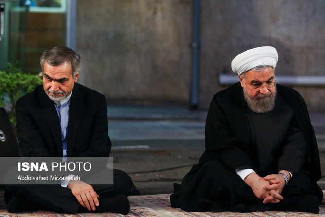 عکس منتخب سال - ۶ تیر - ضیافت افطار روحانی با کارمندان دولت
