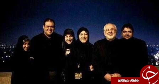 عکسی خانوادگی از محمدجواد ظریف 